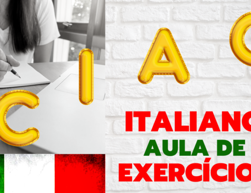 Aula de italiano para iniciantes “A1”: Exercício sobre o ALFABETO ITALIANO